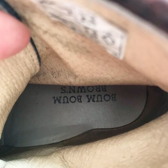 Boum Boum Brown weathered brown boots GUC size 26(9.5 US) - Picture 7 of 8